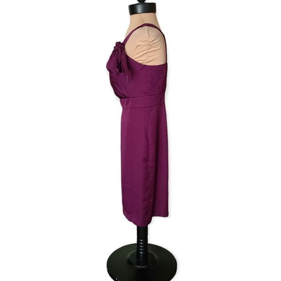 Ann Taylor Loft Purple Pink Cocktail Dress Size 2 - Picture 3 of 6